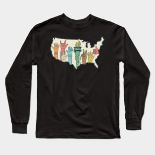 Melting Pot Long Sleeve T-Shirt